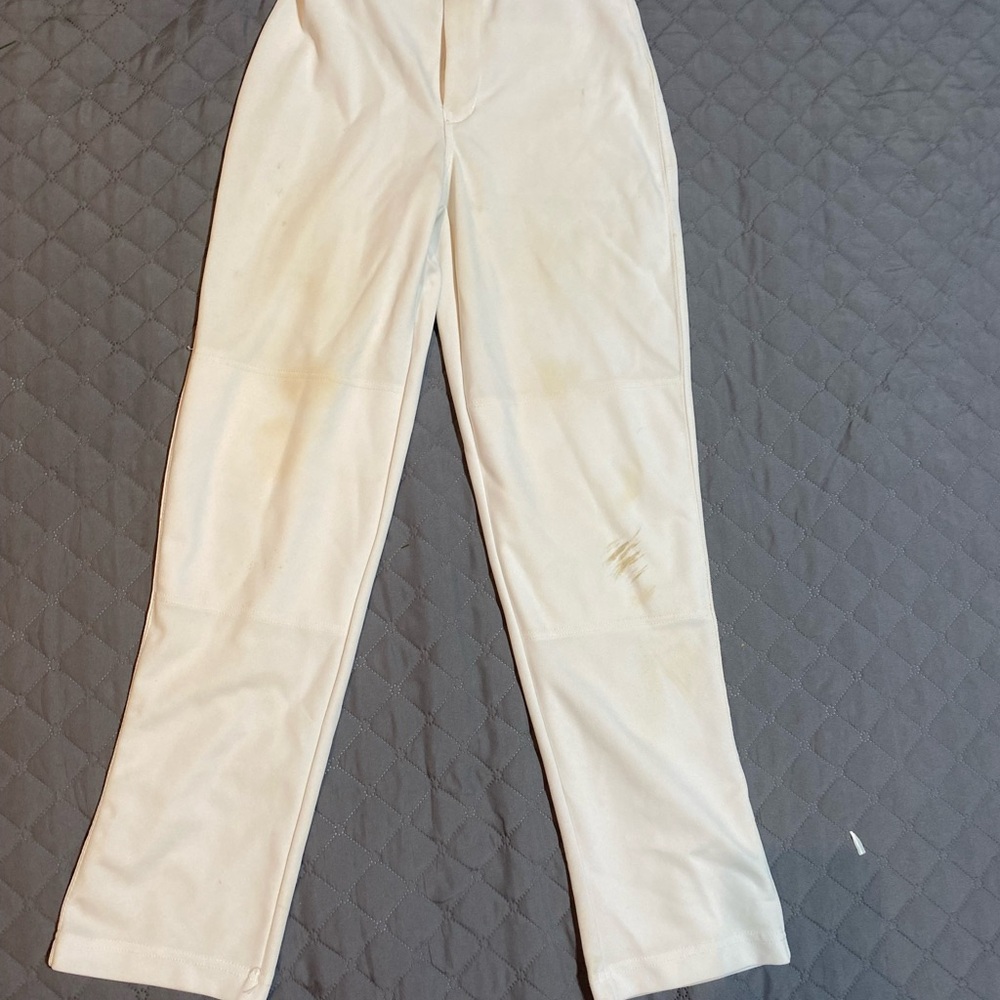 champro sports baseball pants all white